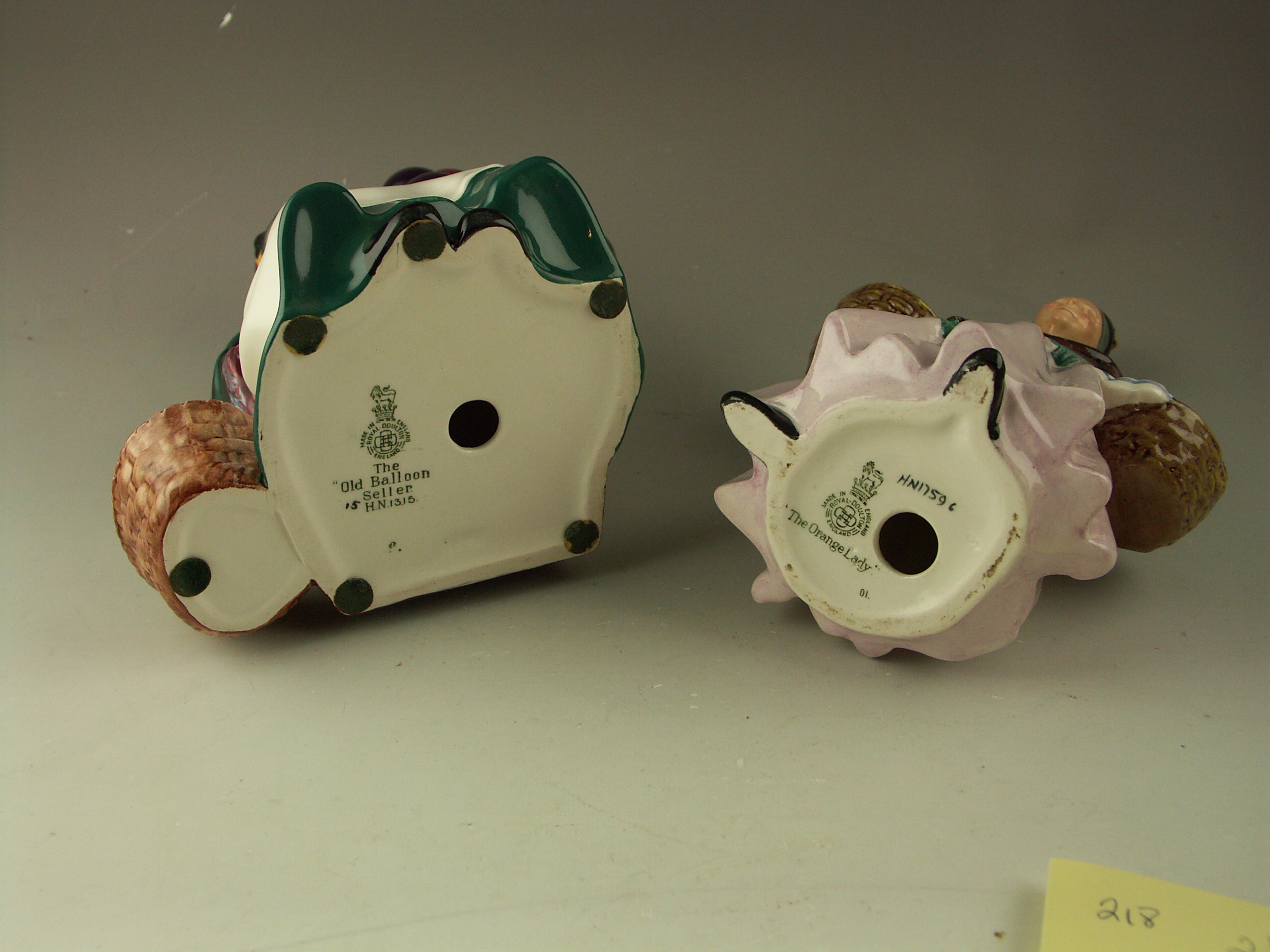 Royal Doulton Balloon Lady and Orange Lady