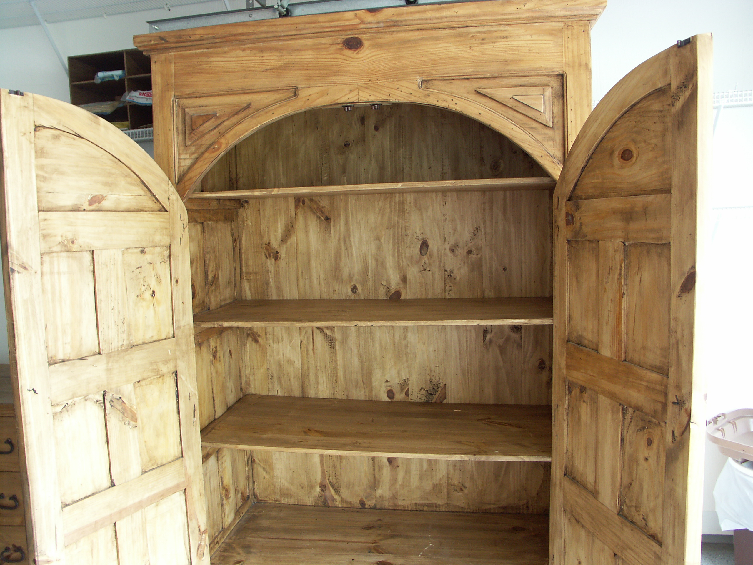 Santa Fe Rustic Pine Armoire