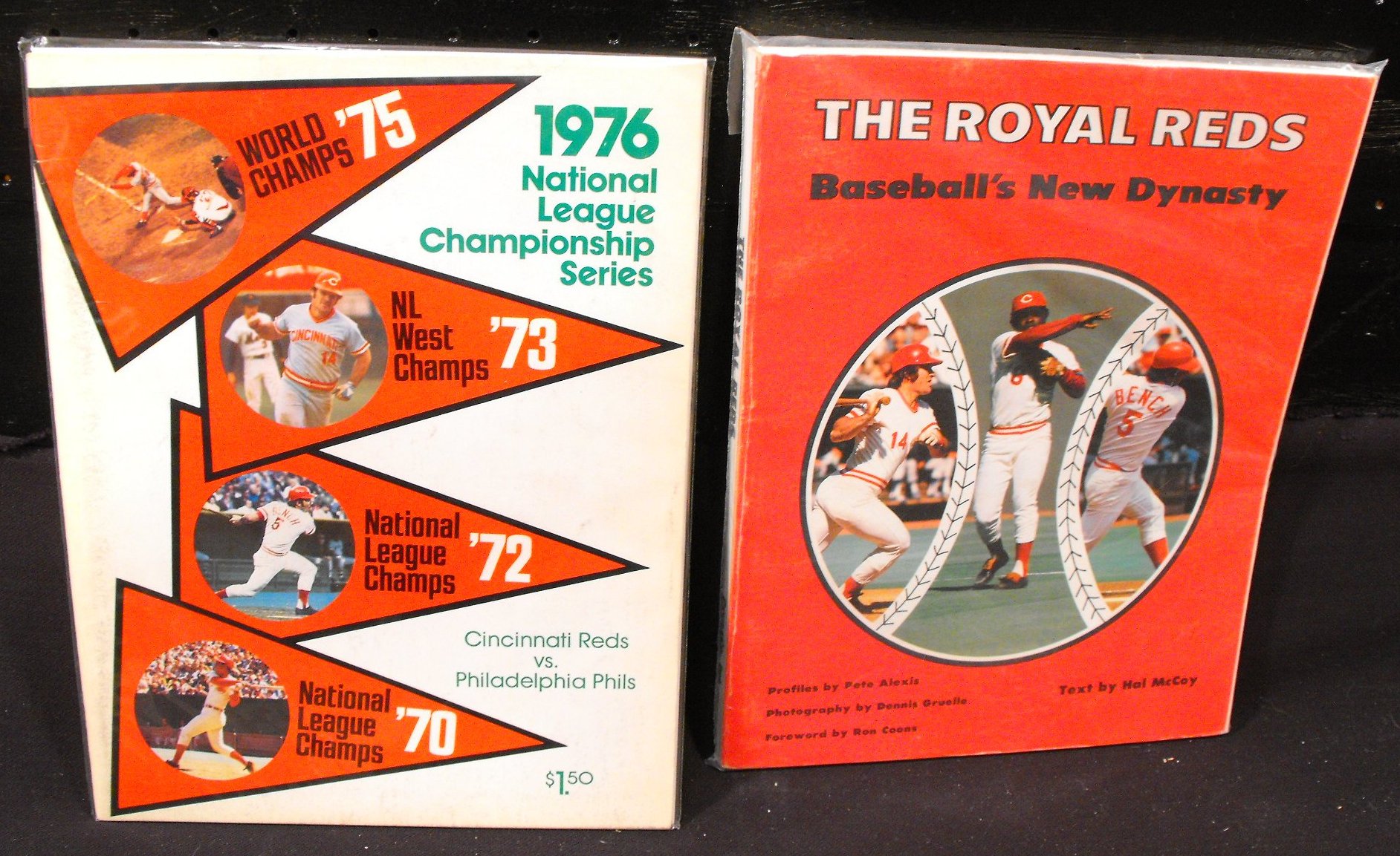 (5) Vintage Cincinnati Reds Publications