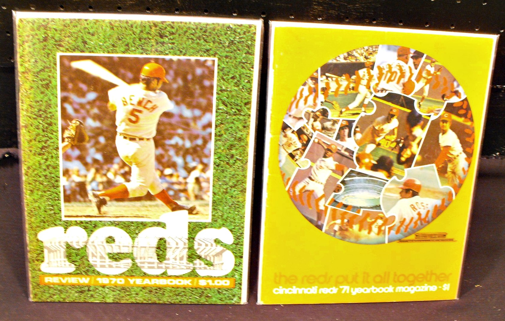 (5) Vintage Cincinnati Reds Publications