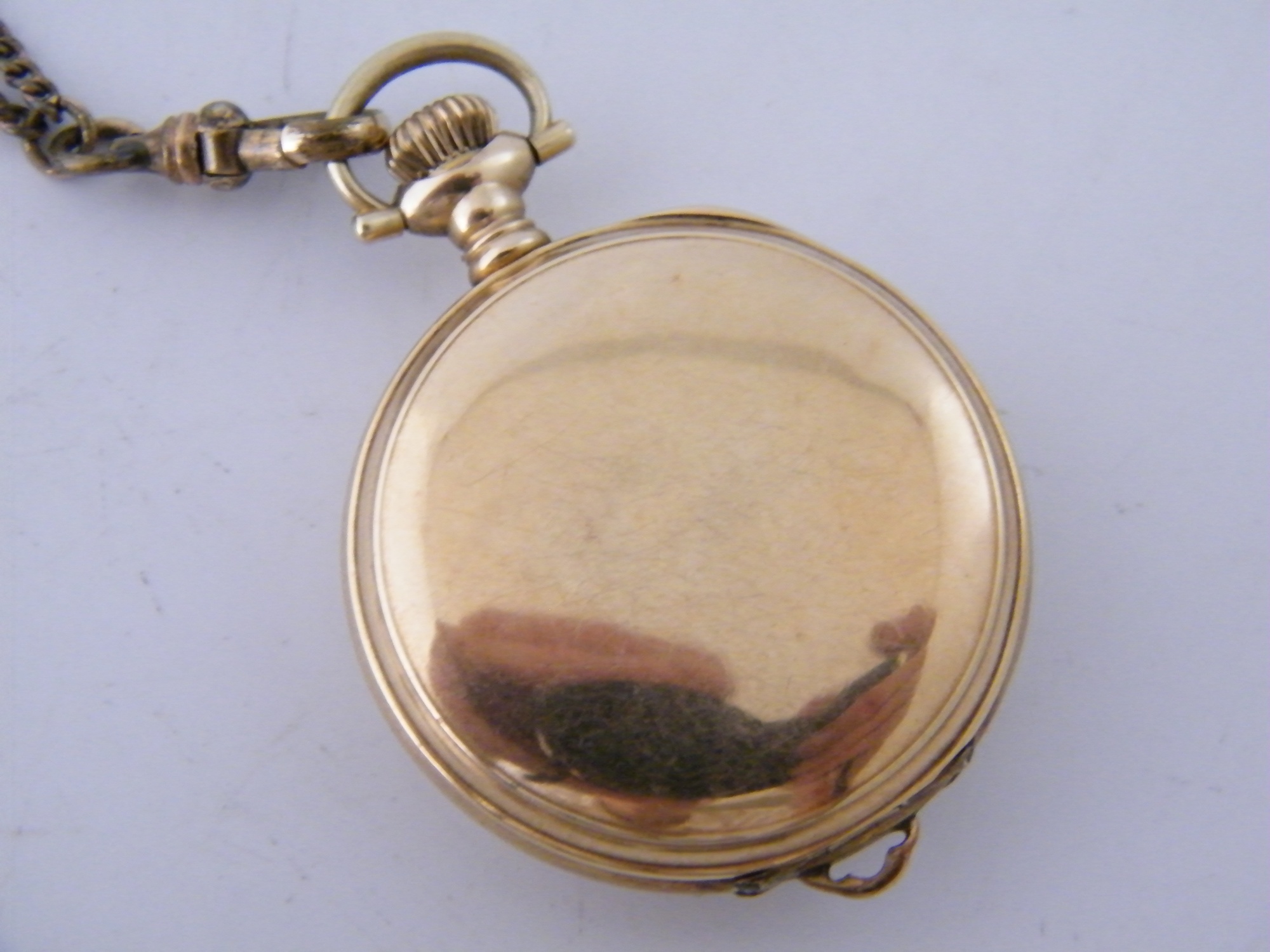 14k Gold Vintage Gruen Lady Watham Pocketwatch