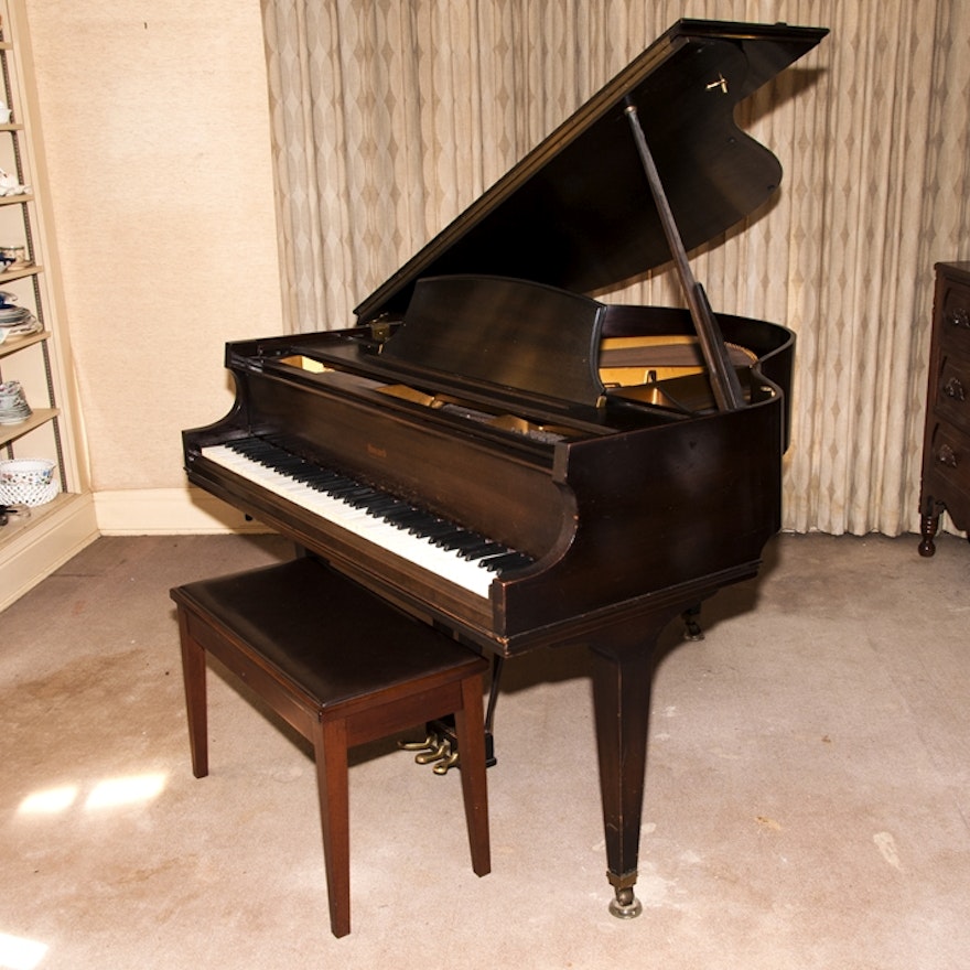 Howard Baby Grand Piano, Circa 1930's, Built By Baldwin EBTH