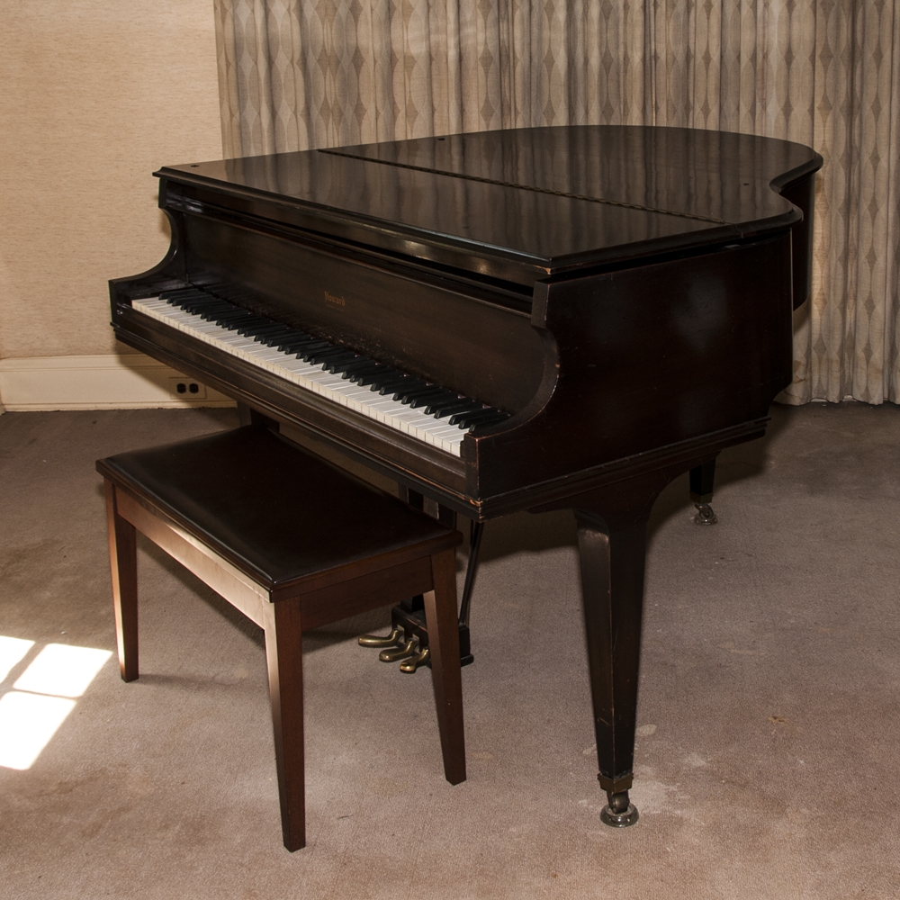 Howard Baby Grand Piano, Circa 1930's, Built By Baldwin