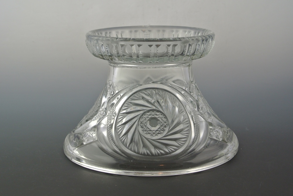 Antique Hobstar Bowl Stand