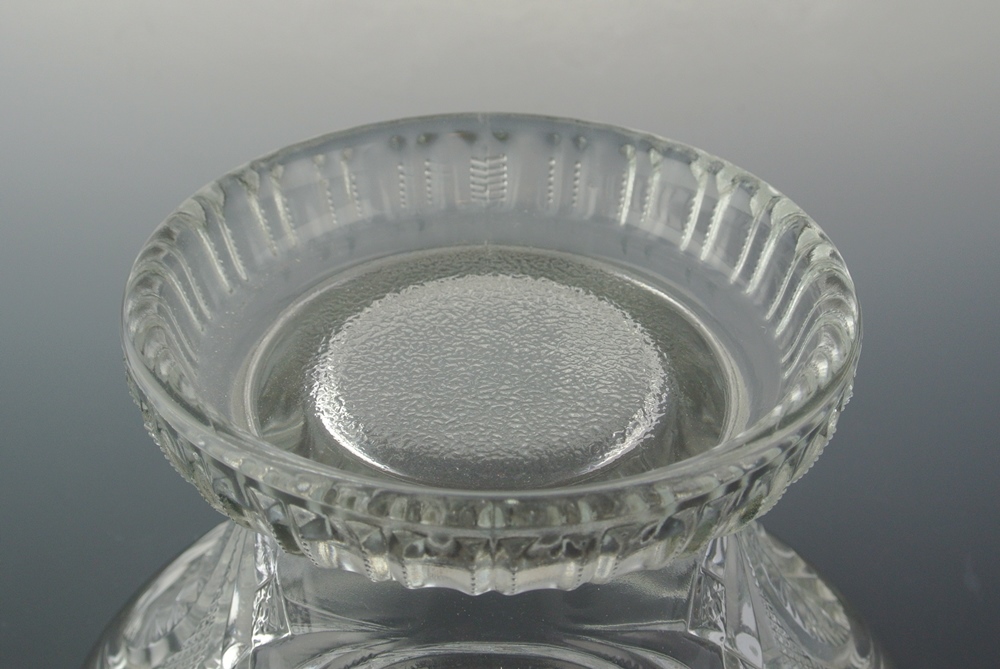 Antique Hobstar Bowl Stand