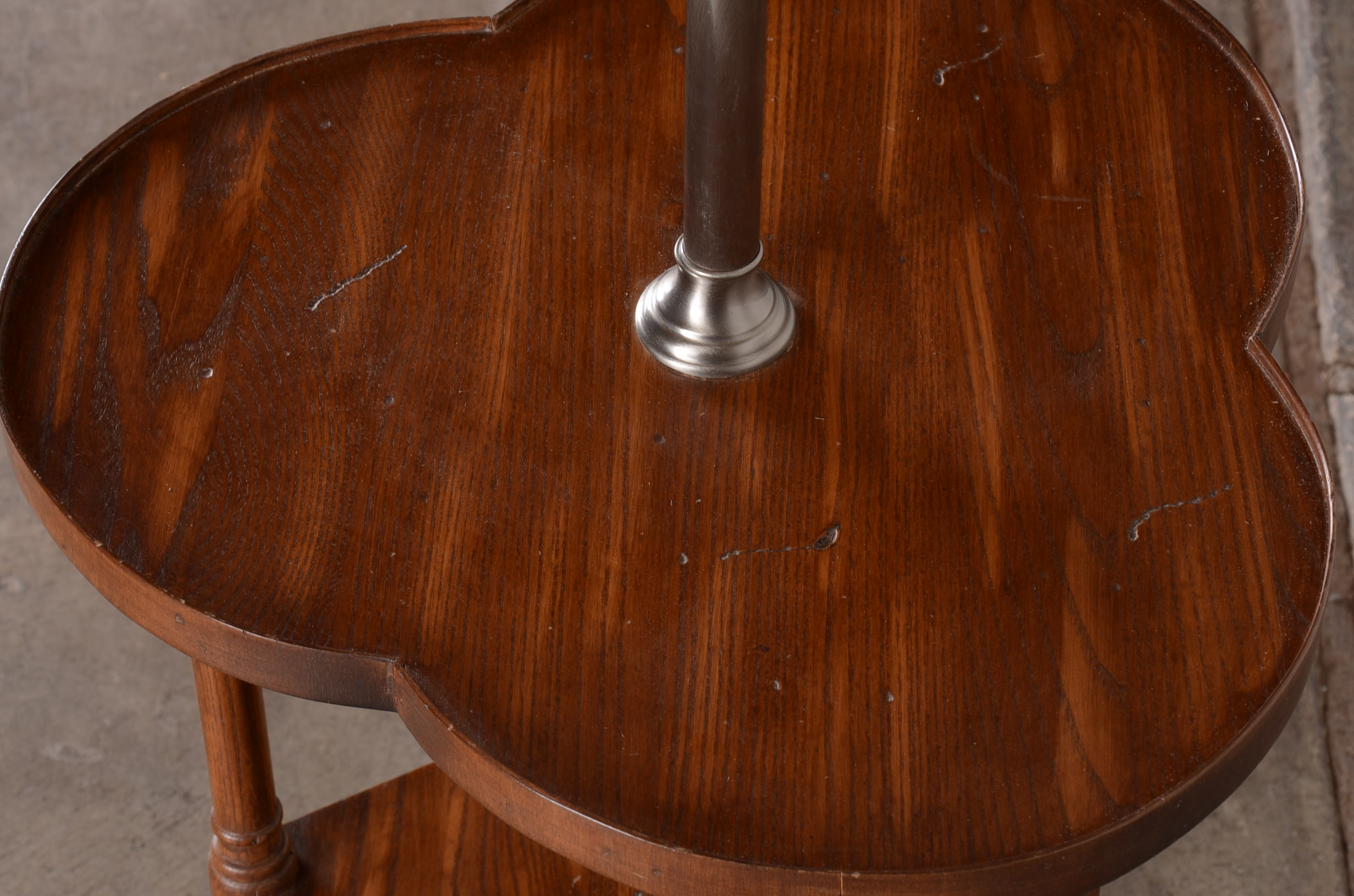 Clover Leaf Candlestick Table Lamp