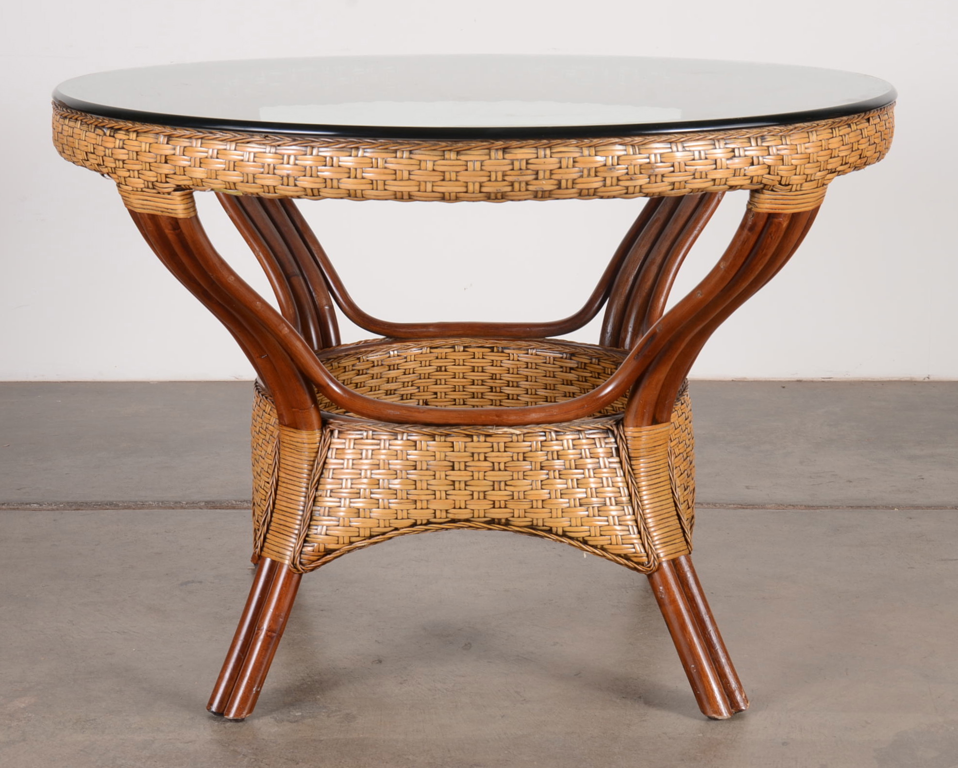 Natural Rattan Kitchen Table Set