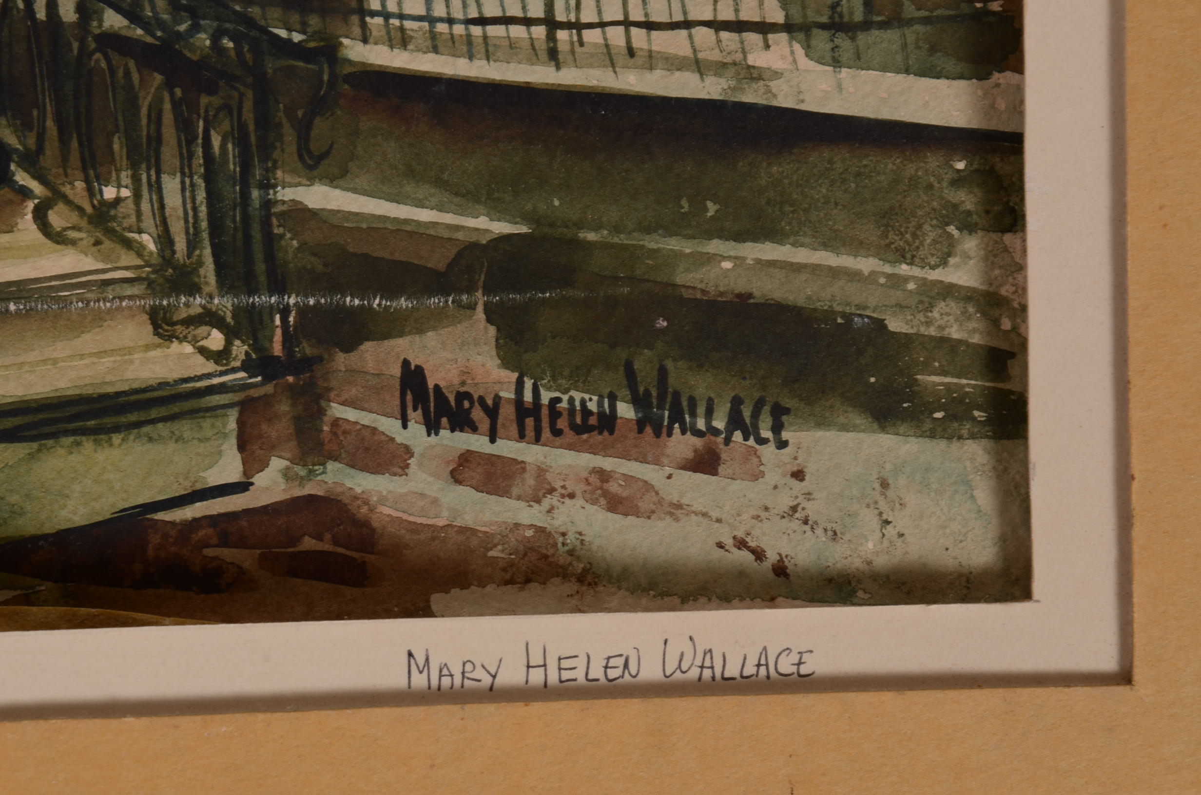 Original Watercolor by Mary Helen Wallace