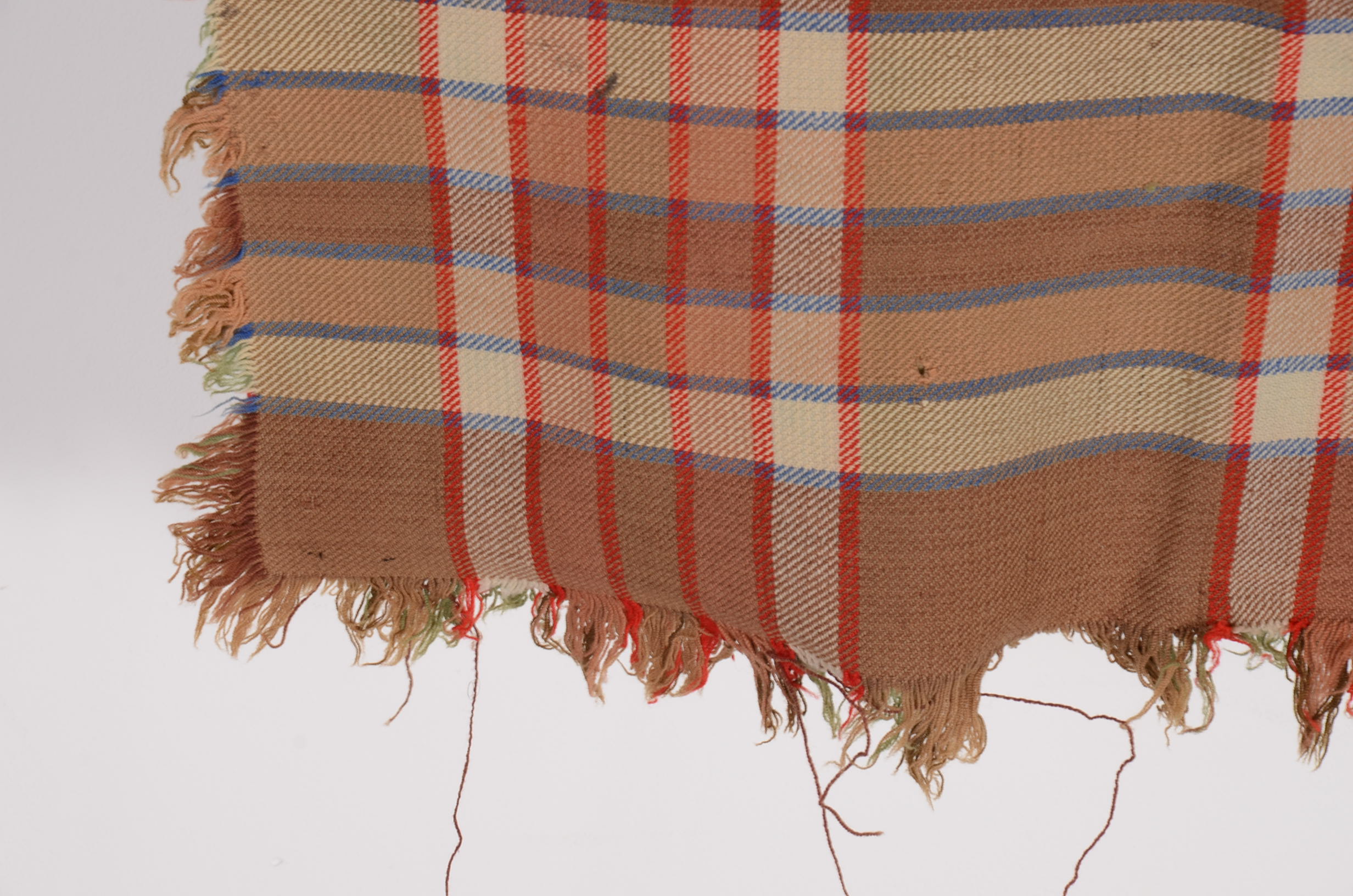 Old Welsh Wool Woven Blanket