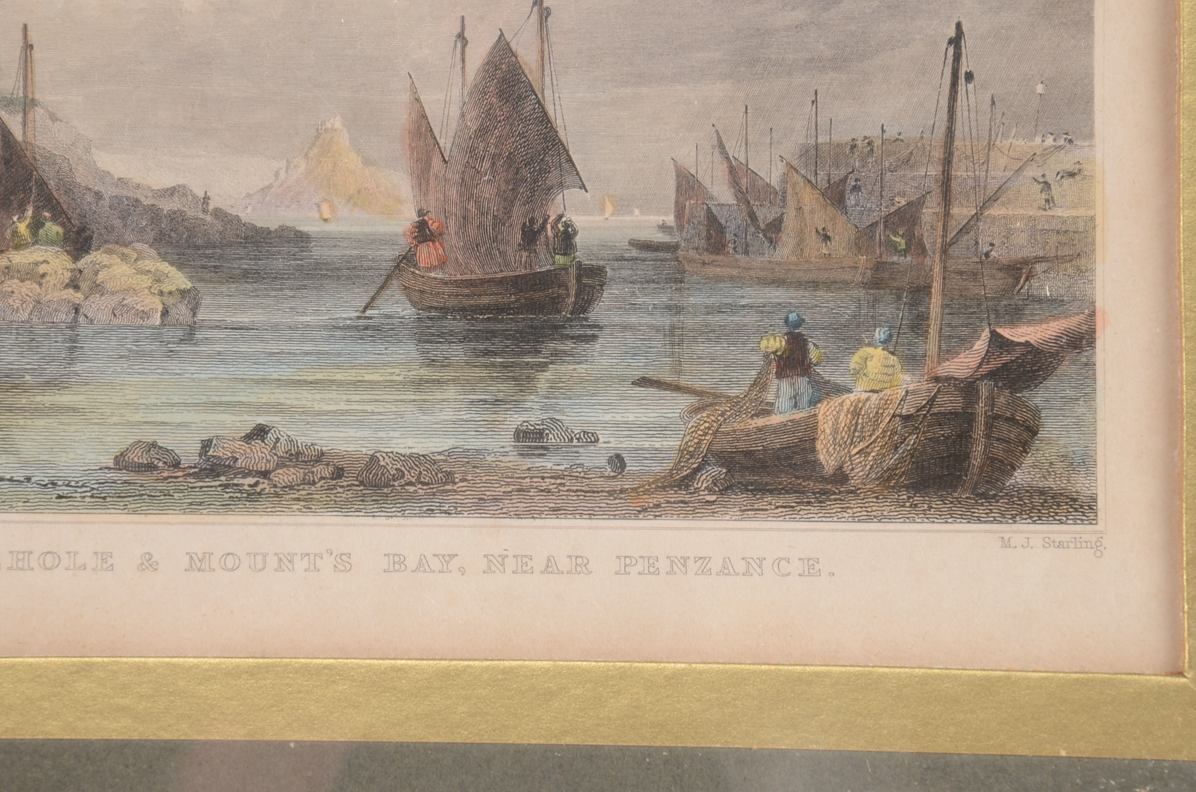 Two  Dry Point Etchings with Aquatint.  