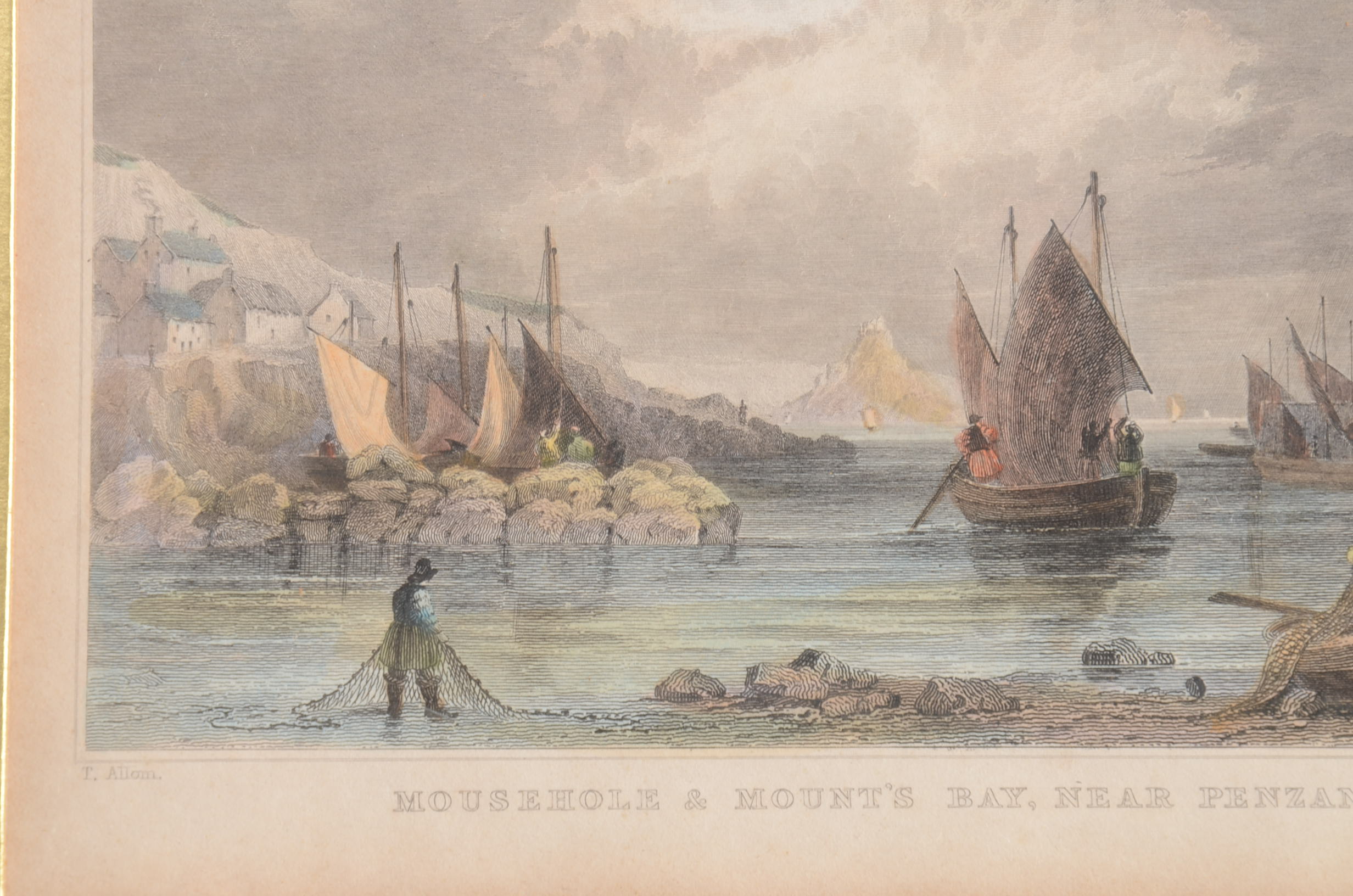 Two  Dry Point Etchings with Aquatint.  