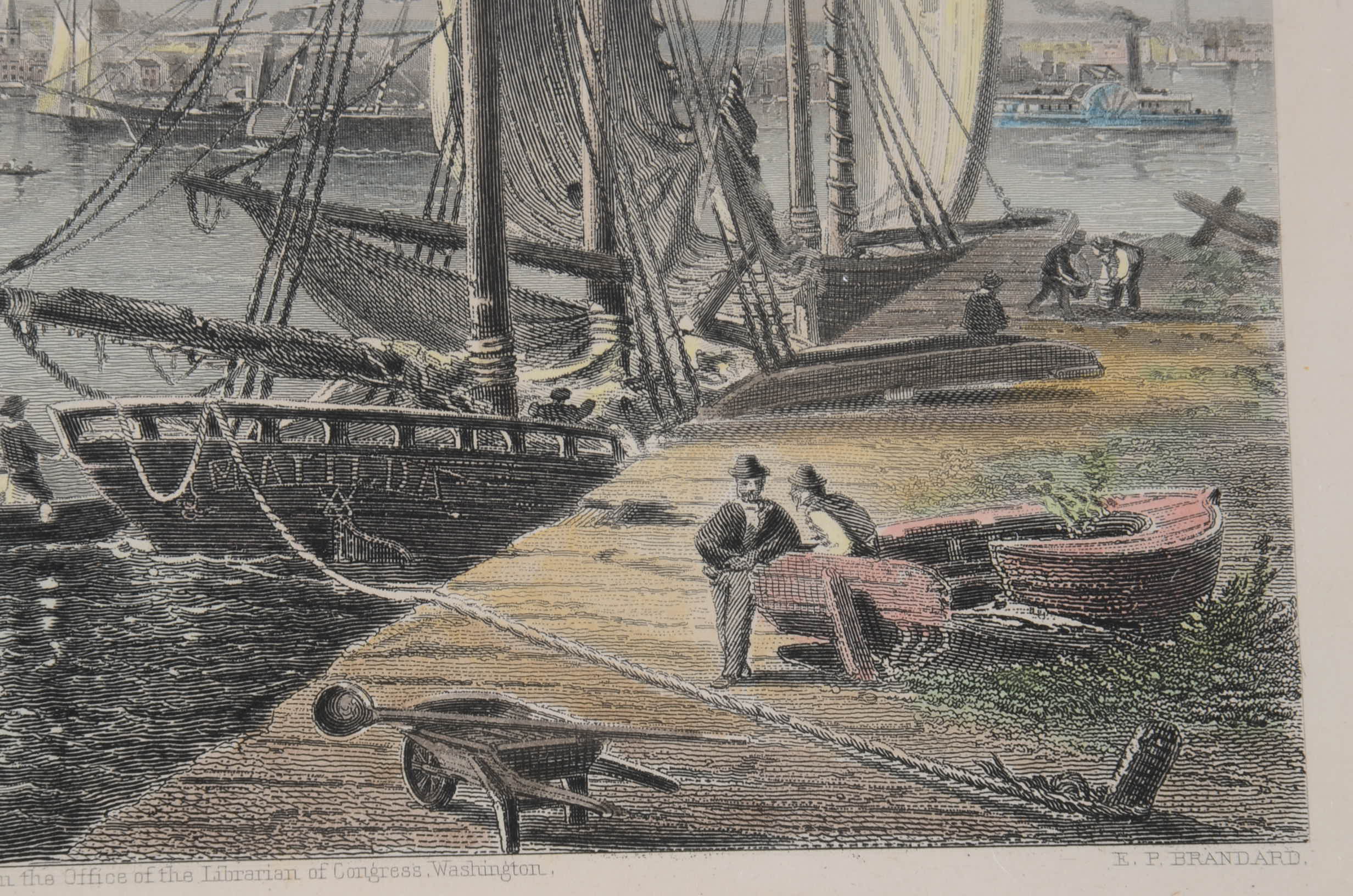 Two  Dry Point Etchings with Aquatint.  