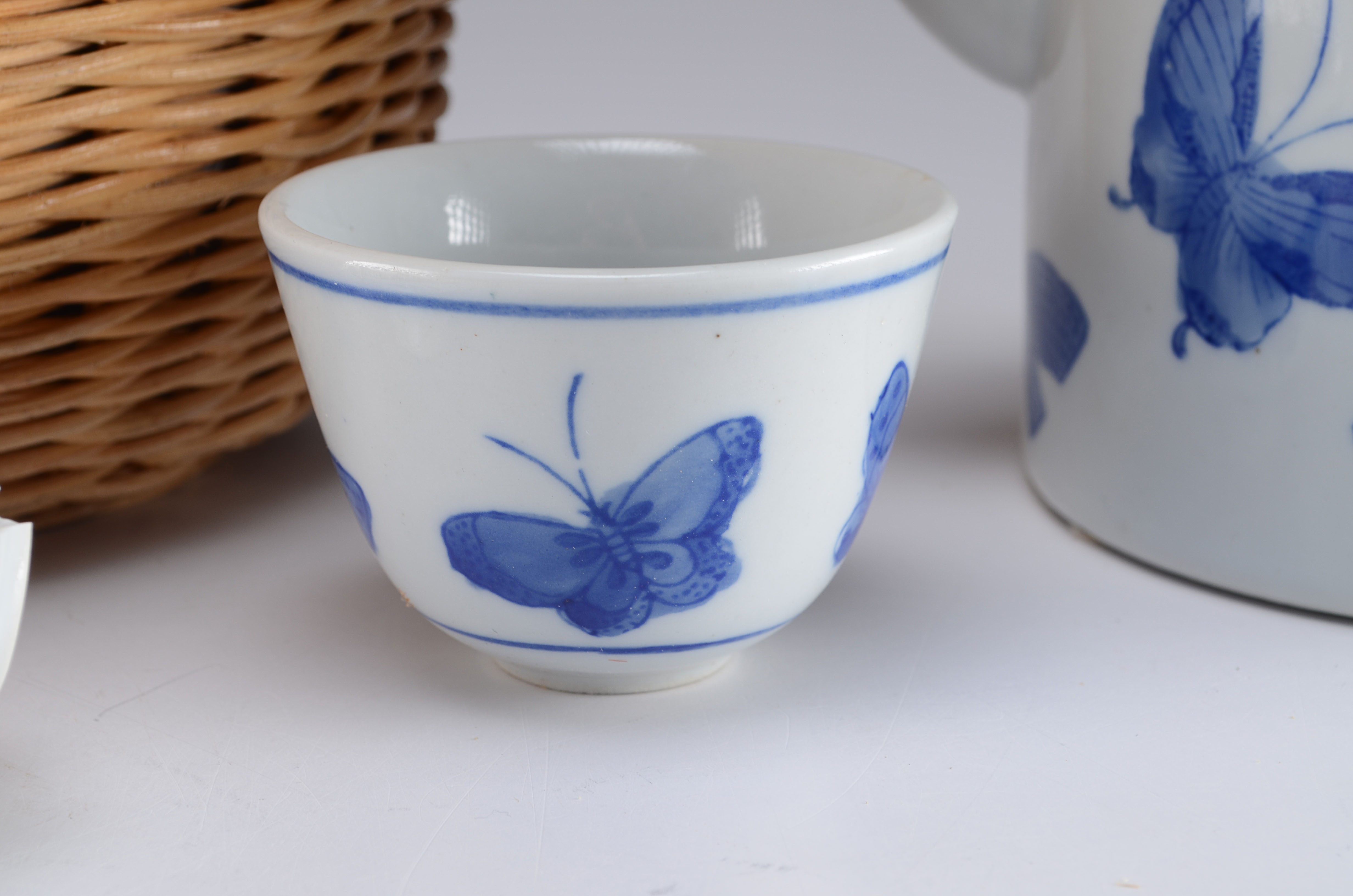 Assorted Blue And White China