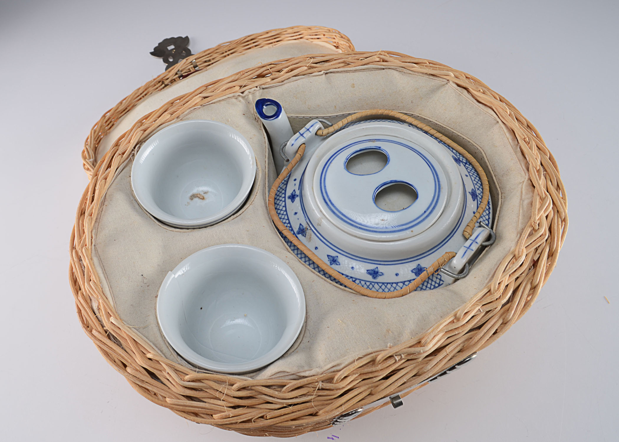 Assorted Blue And White China