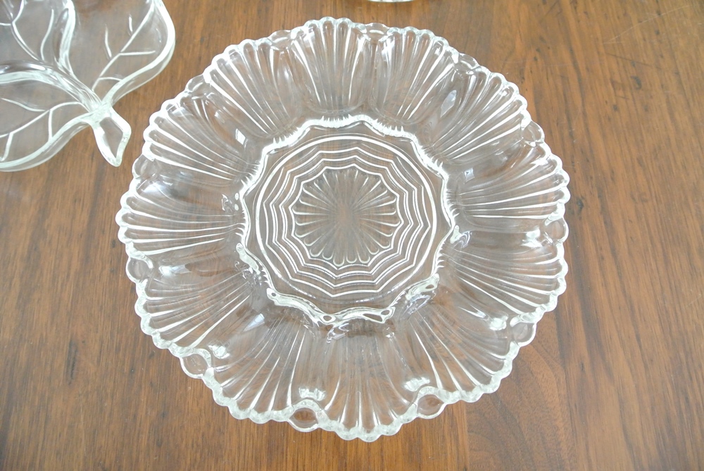 Vintage Glass Serving Pieces