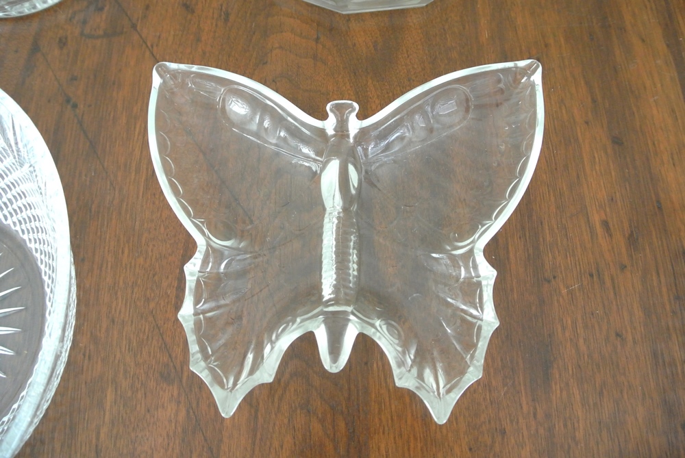 Vintage Glass Serving Pieces