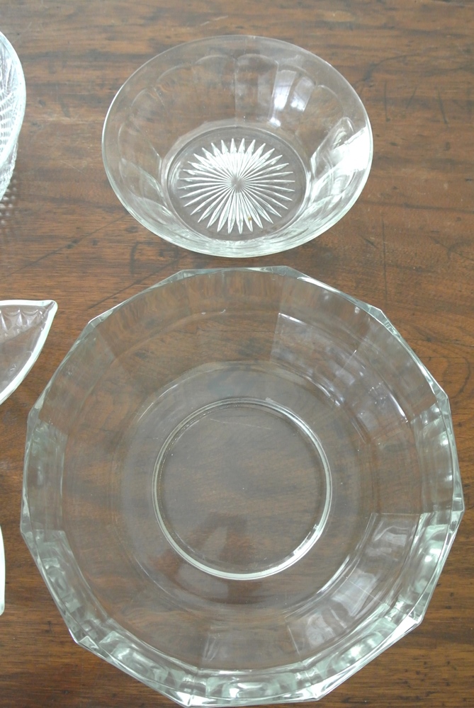 Vintage Glass Serving Pieces