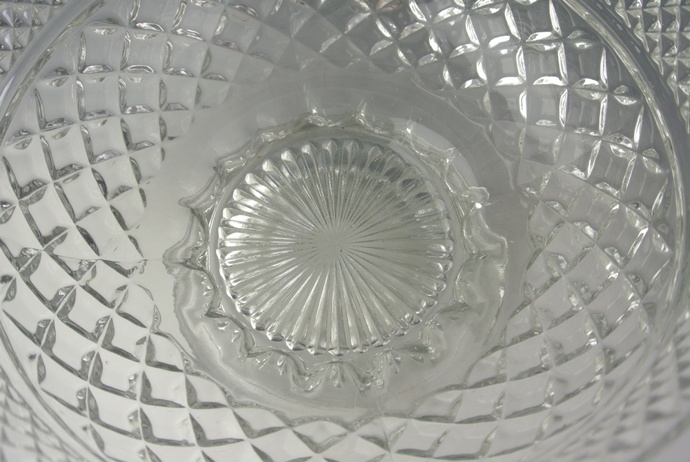 Vintage Punch Bowl with Matching Vase & More