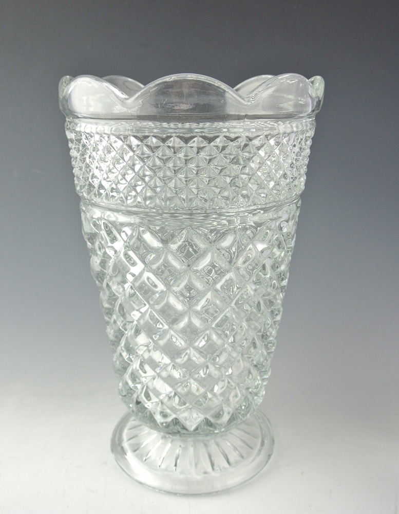 Vintage Punch Bowl with Matching Vase & More