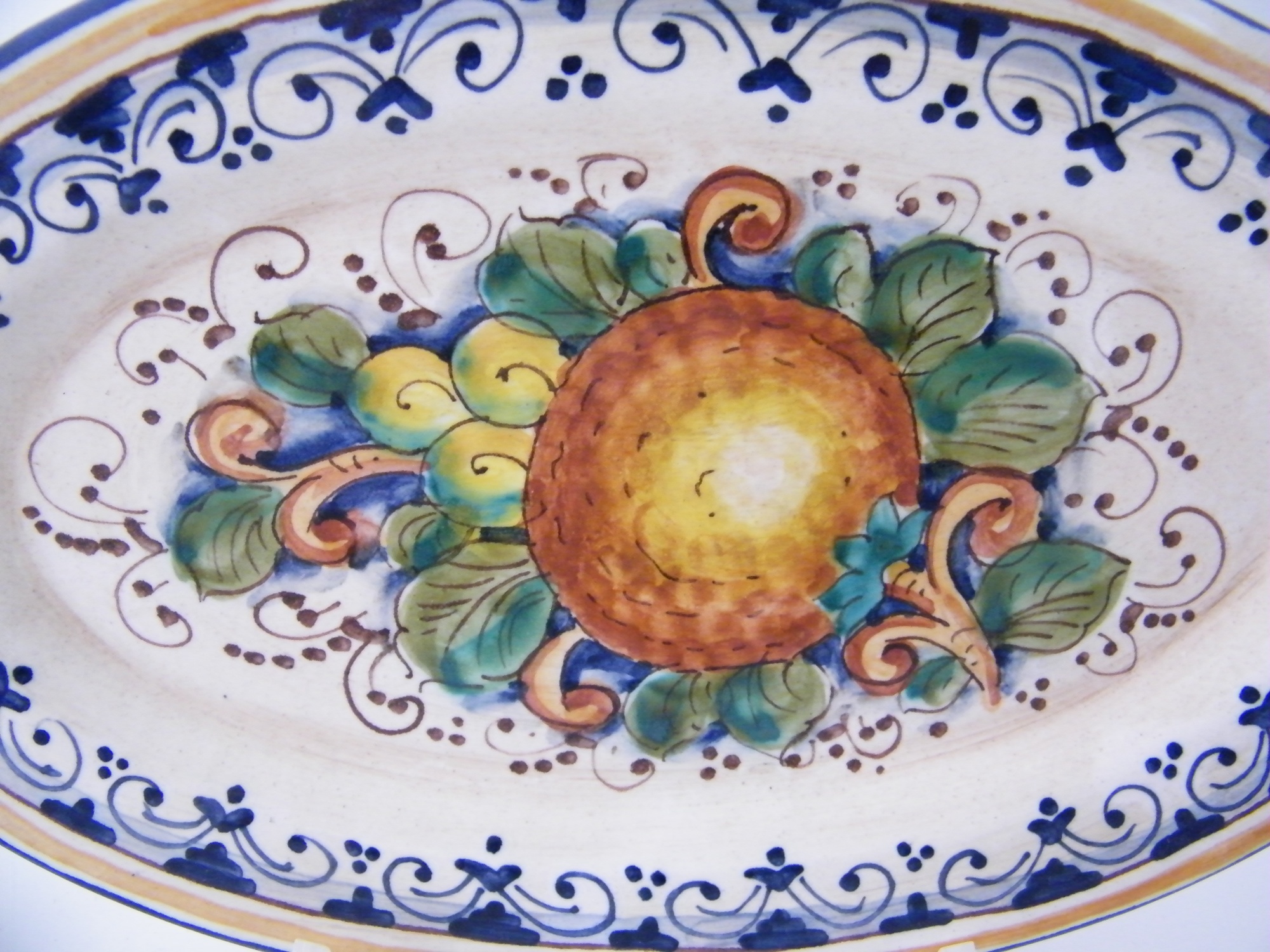 Vintage Porcelain Bowl and Platter