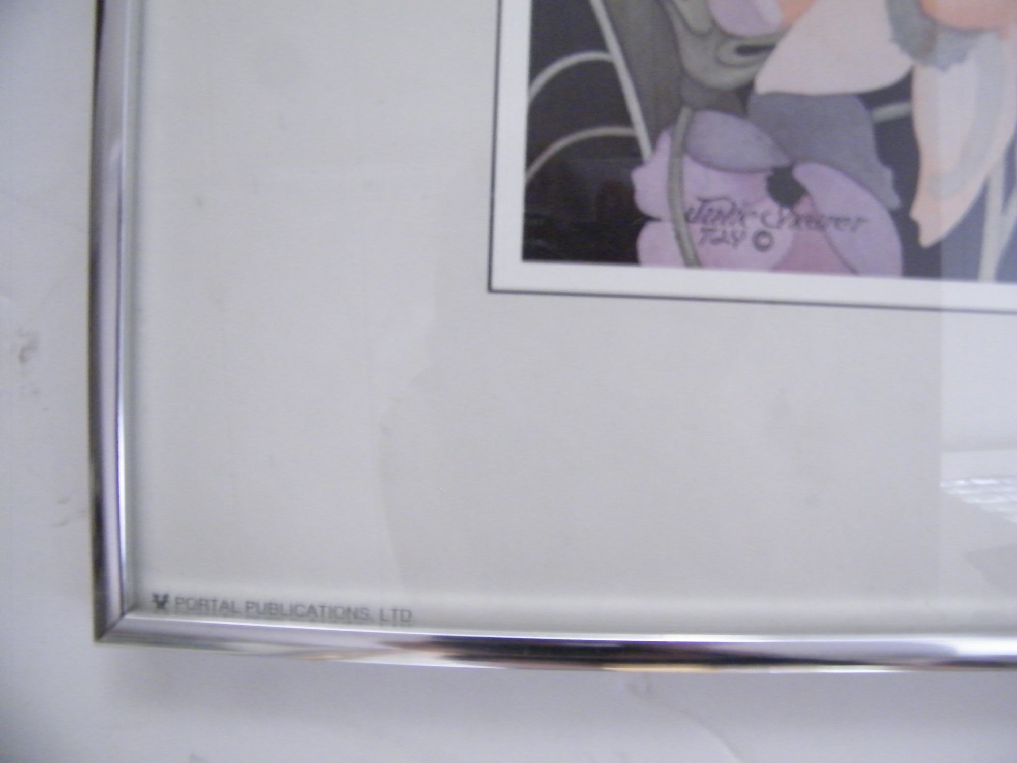 'Cat and Spring Flowers' Print