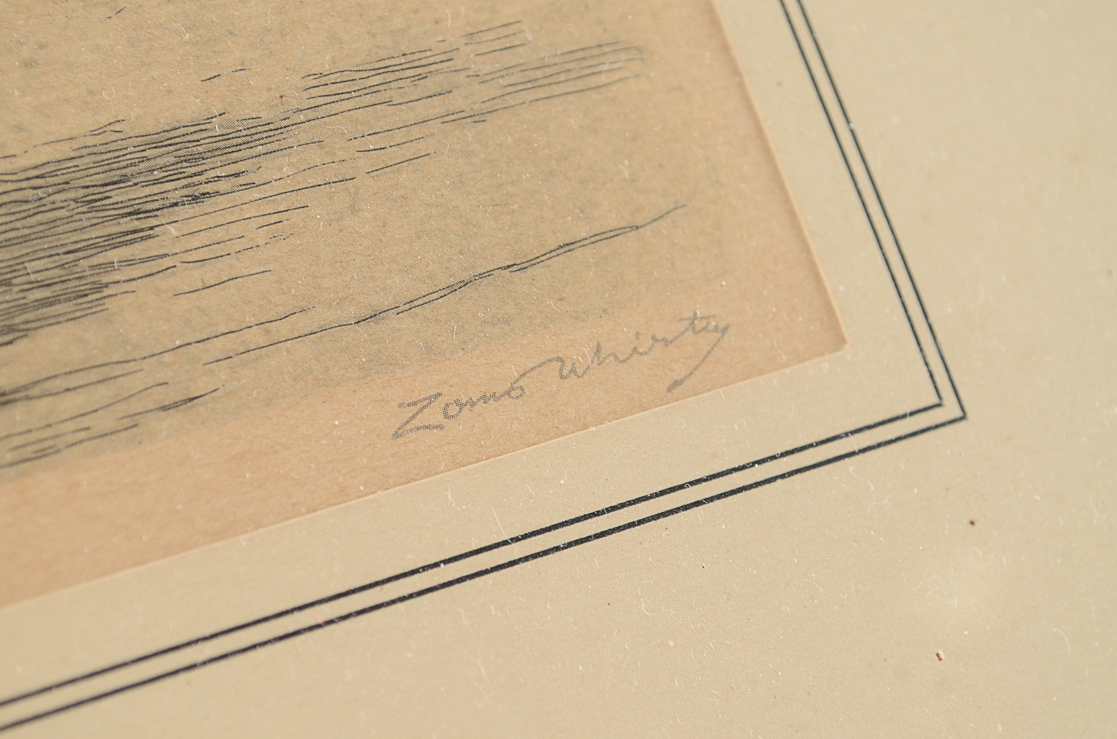 Vintage Framed Print of "John Knox House"