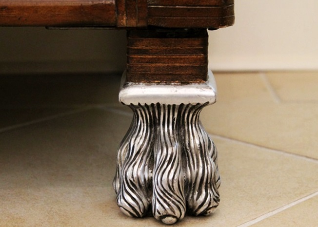 Thomasville "Ernest Hemingway" Oversized Side Table/Cabinet with Granite Top