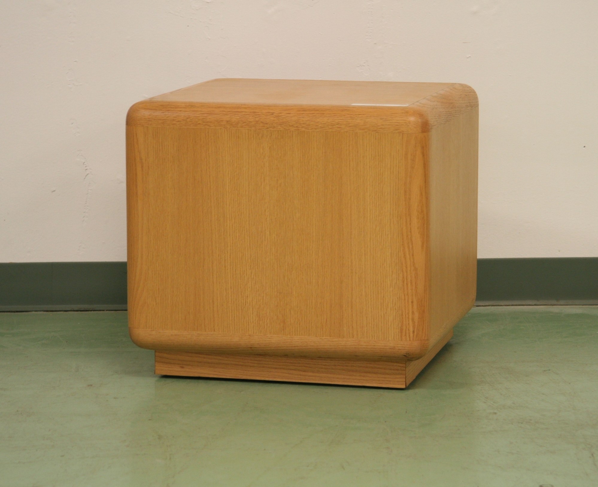 Oak Cube Occasional Table