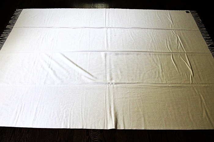 Morgan and Oates Butter Cream Throw