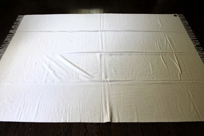 Morgan and Oates Butter Cream Throw