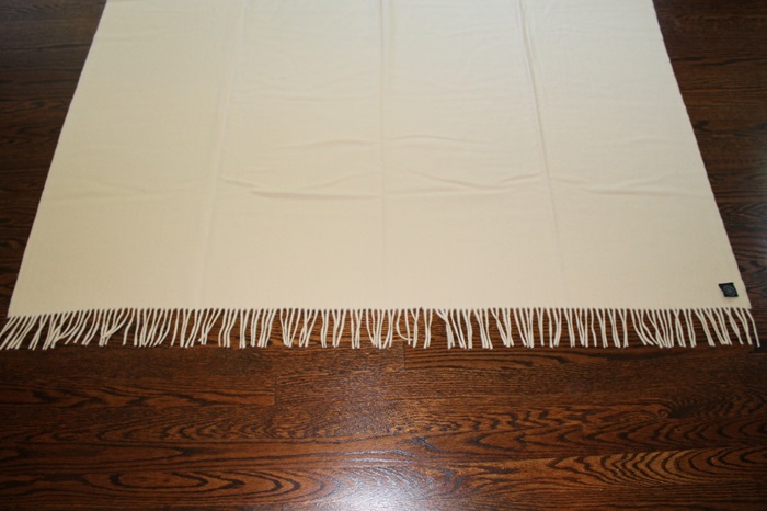 Morgan and Oates Butter Cream Throw