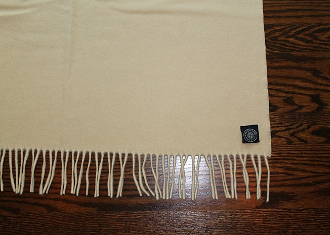 Morgan and Oates Butter Cream Throw