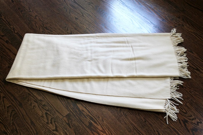 Morgan and Oates Butter Cream Throw