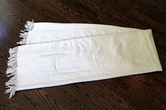 Morgan and Oates Butter Cream Throw