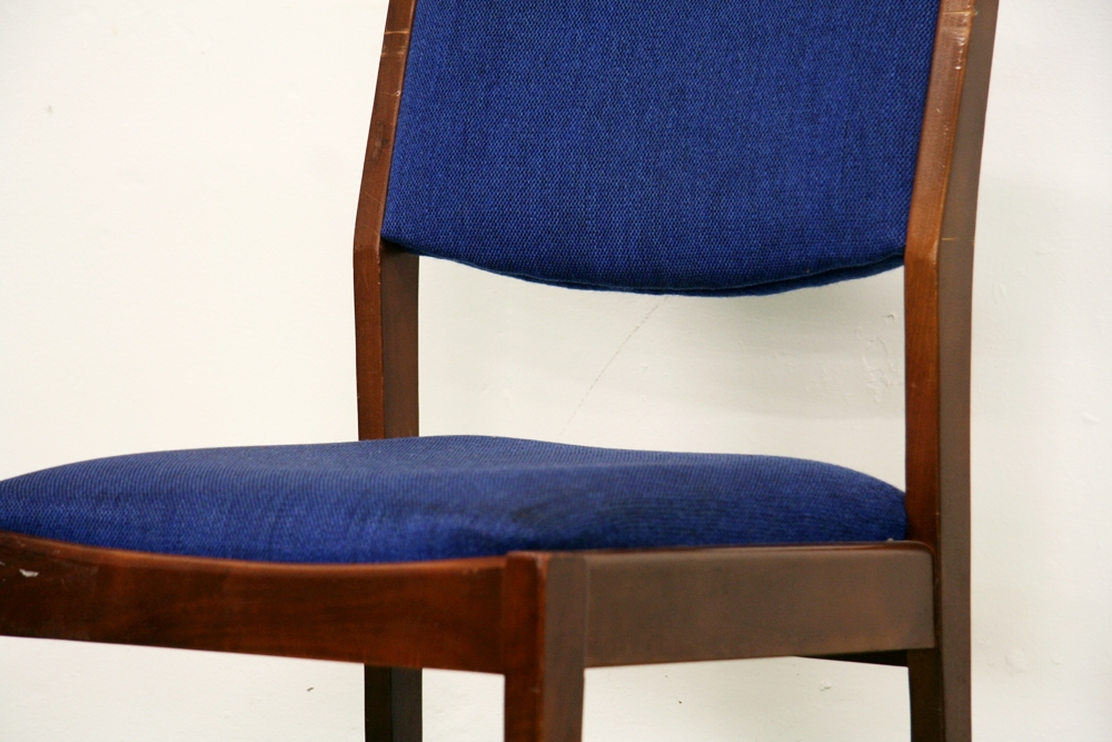 Danish Modern Style Walnut Frame Chair