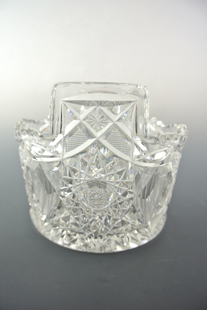 Antique Hobstar Bowl with Bell