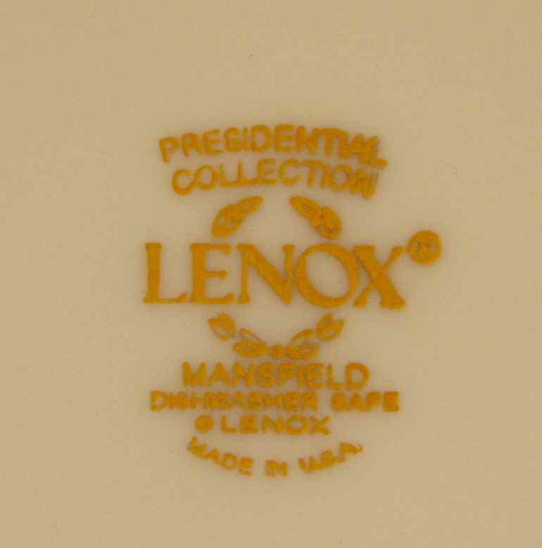 Lenox China "Mansfield" Set 