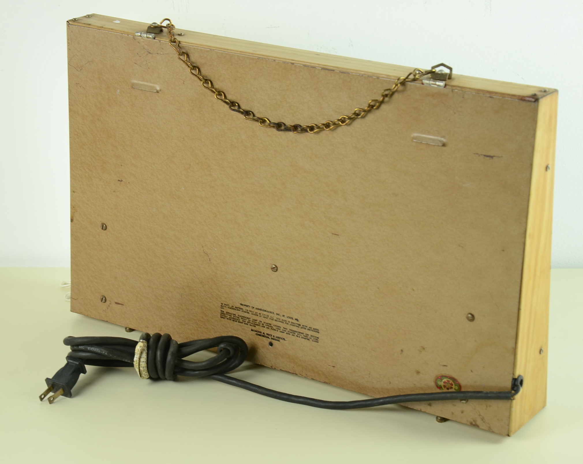 Vintage Budweiser Lighted Sign 