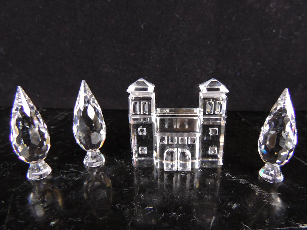 Swarovski Crystal City Miniature Buildings