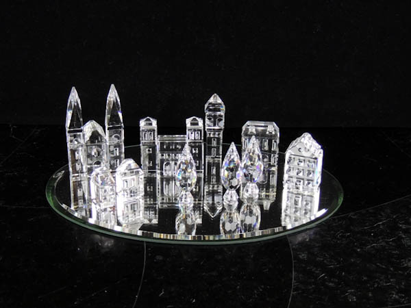 Swarovski Crystal City Miniature Buildings