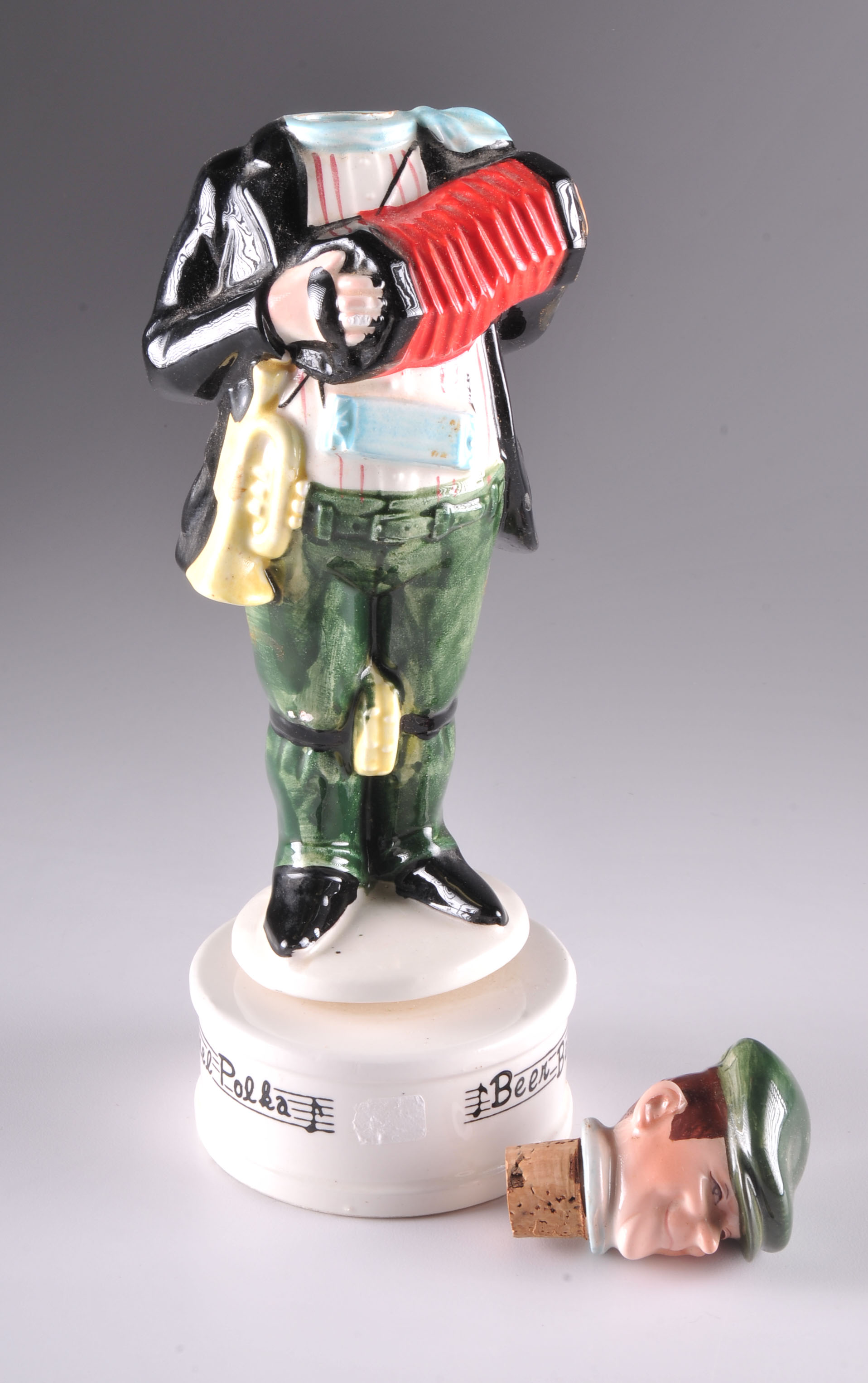 Pair of Vintage Wind Up Decanters