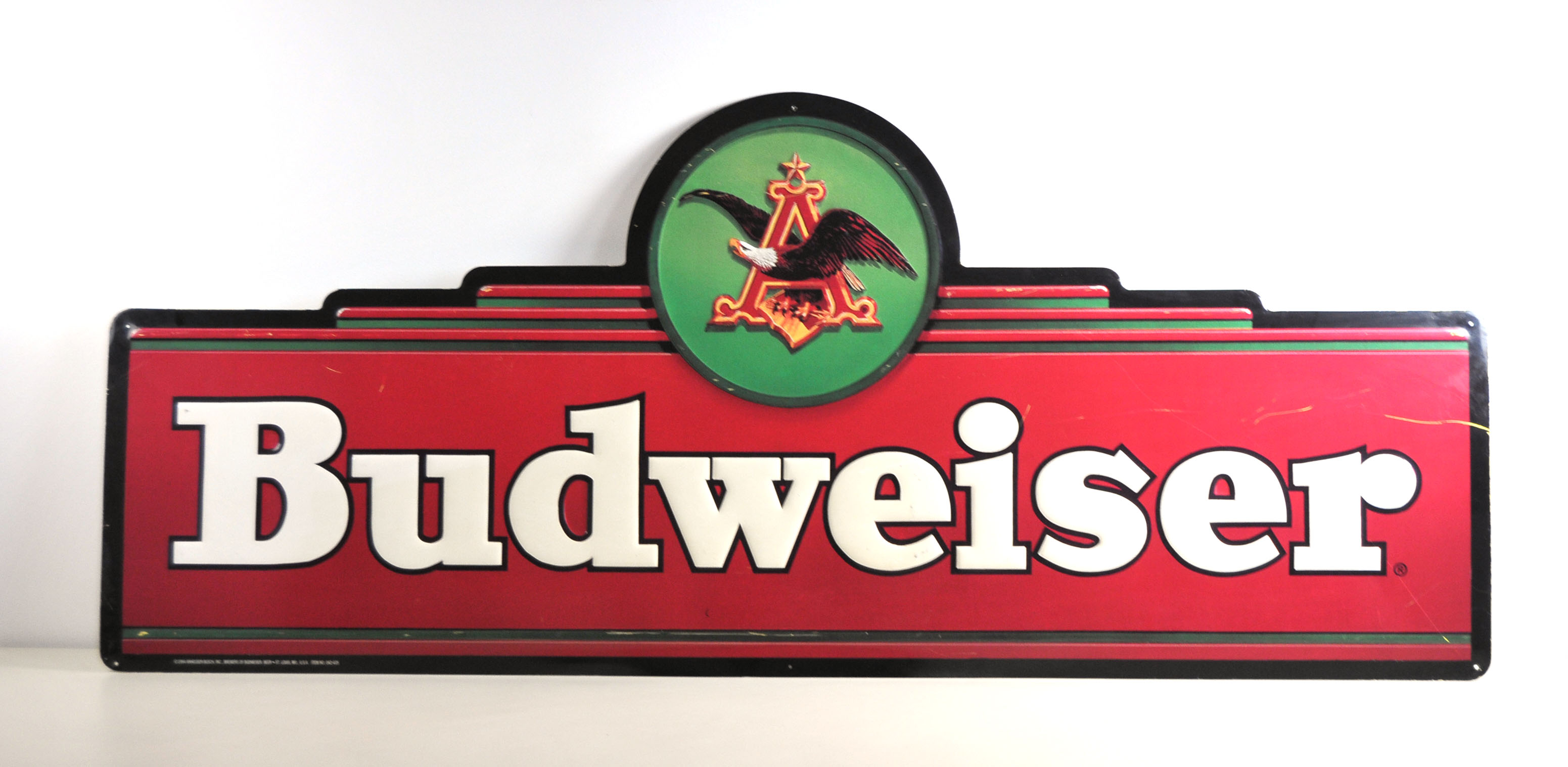 Huge Vintage Budweiser Beer Sign 