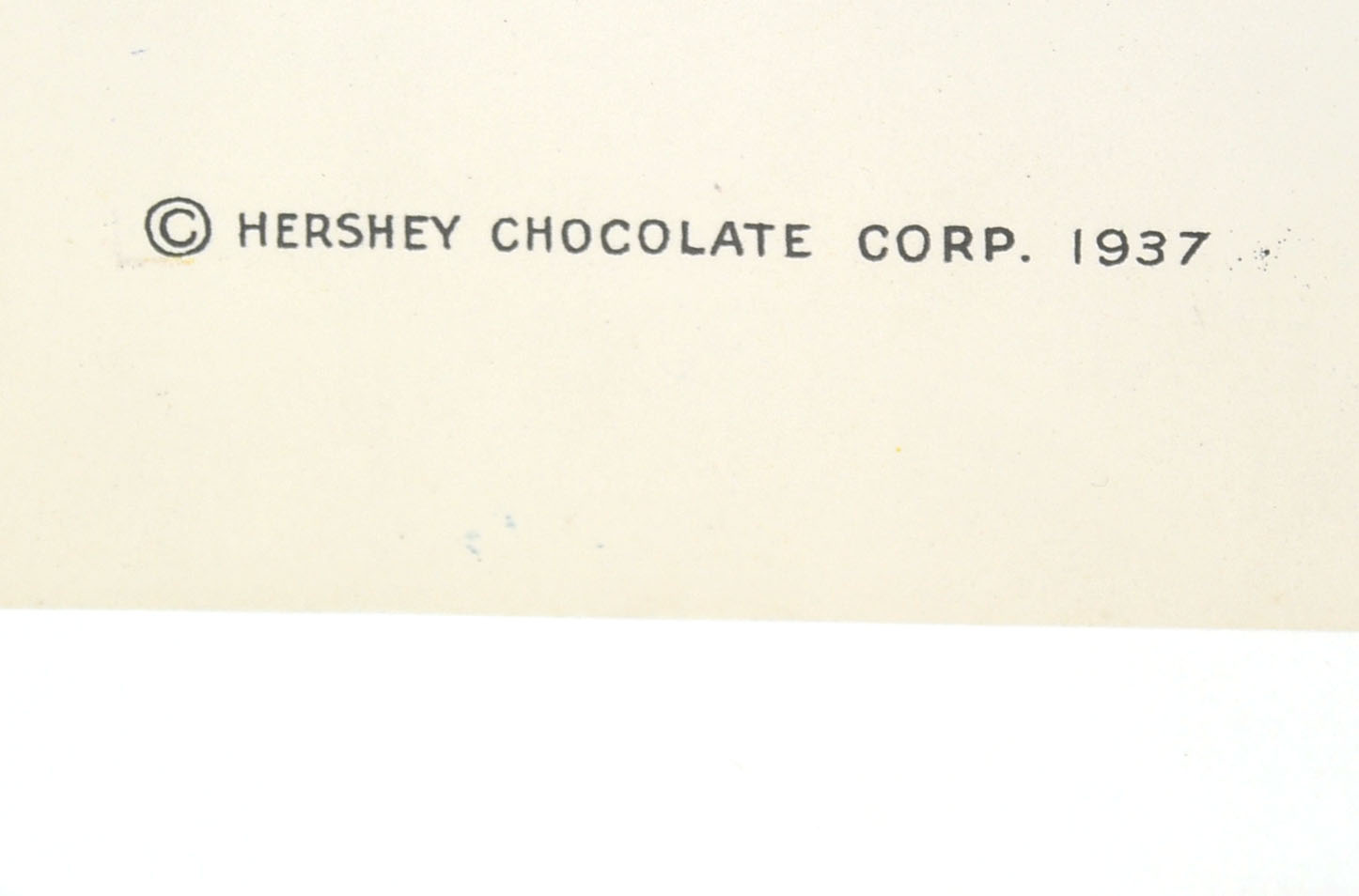 Original Hershey's Cocoa 1937 Litho Poster