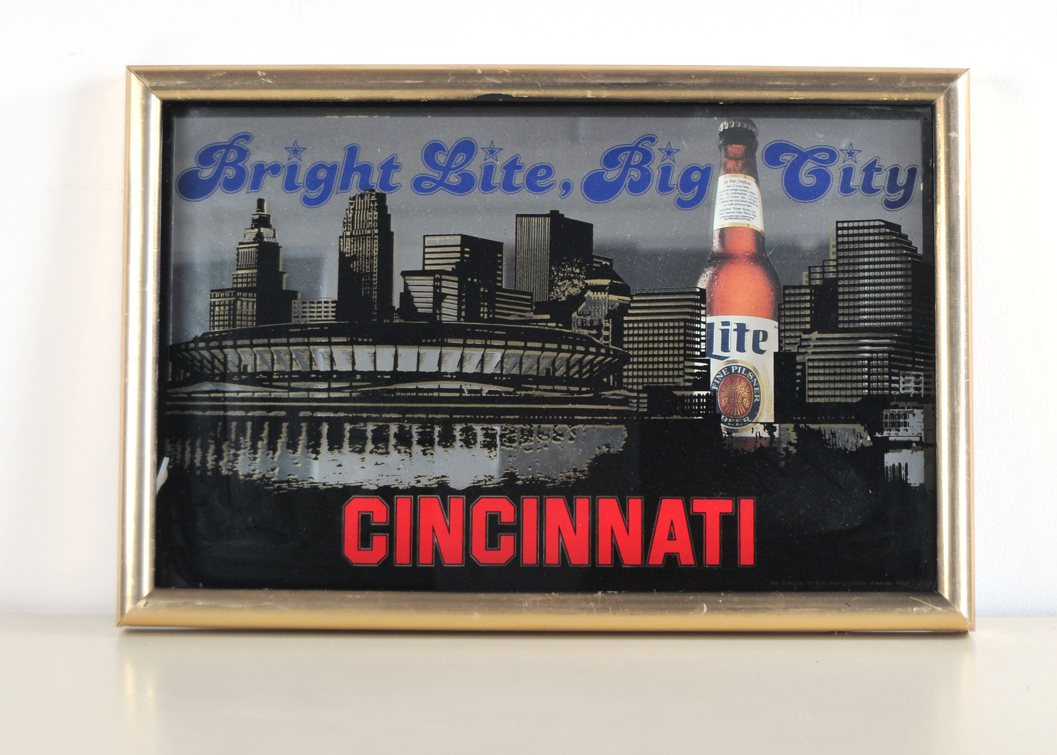 Cool Vintage Cincinnati Lite Beer Sign