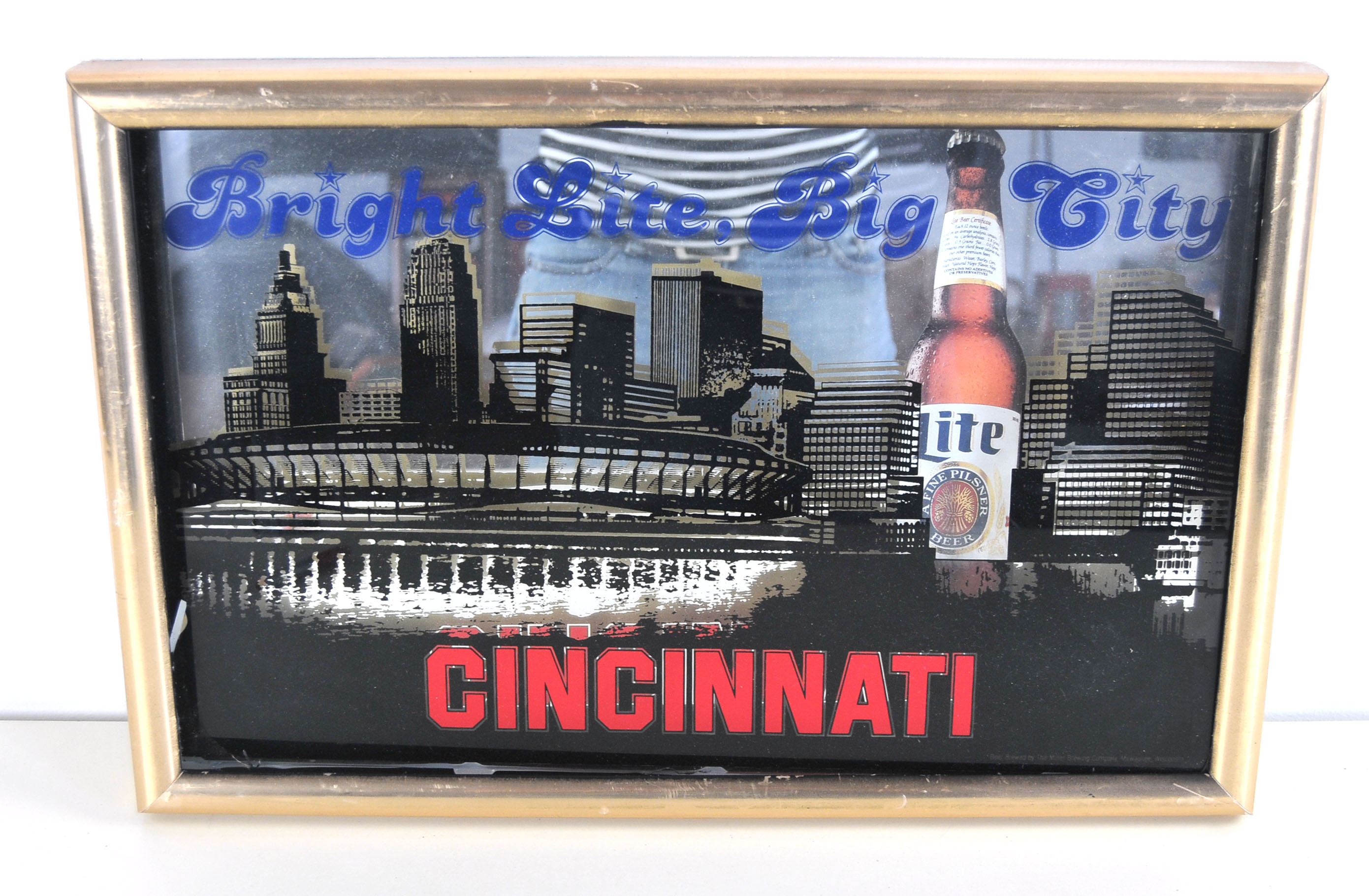 Cool Vintage Cincinnati Lite Beer Sign