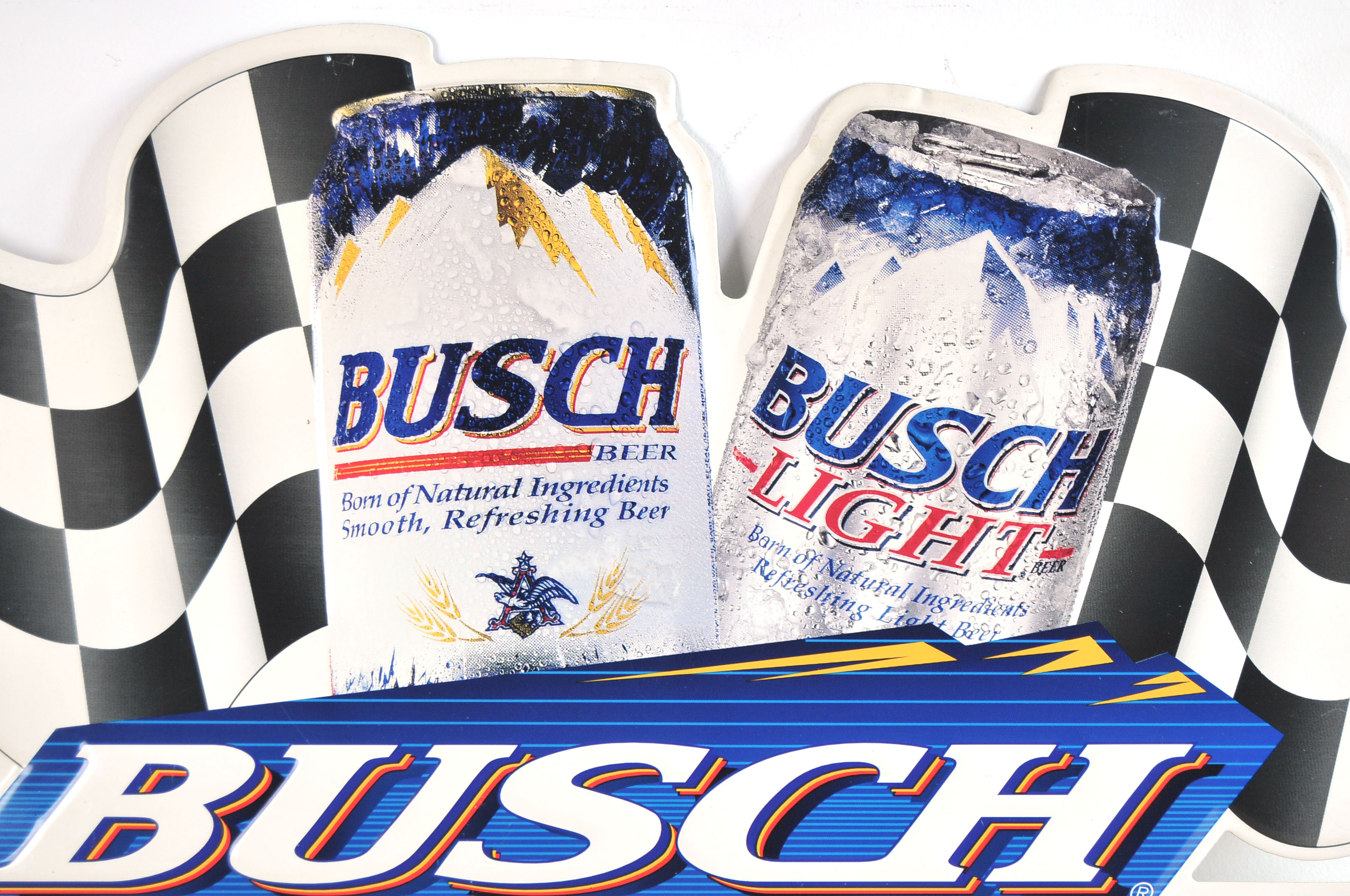 Busch Beer Nascar Racing Tin Sign