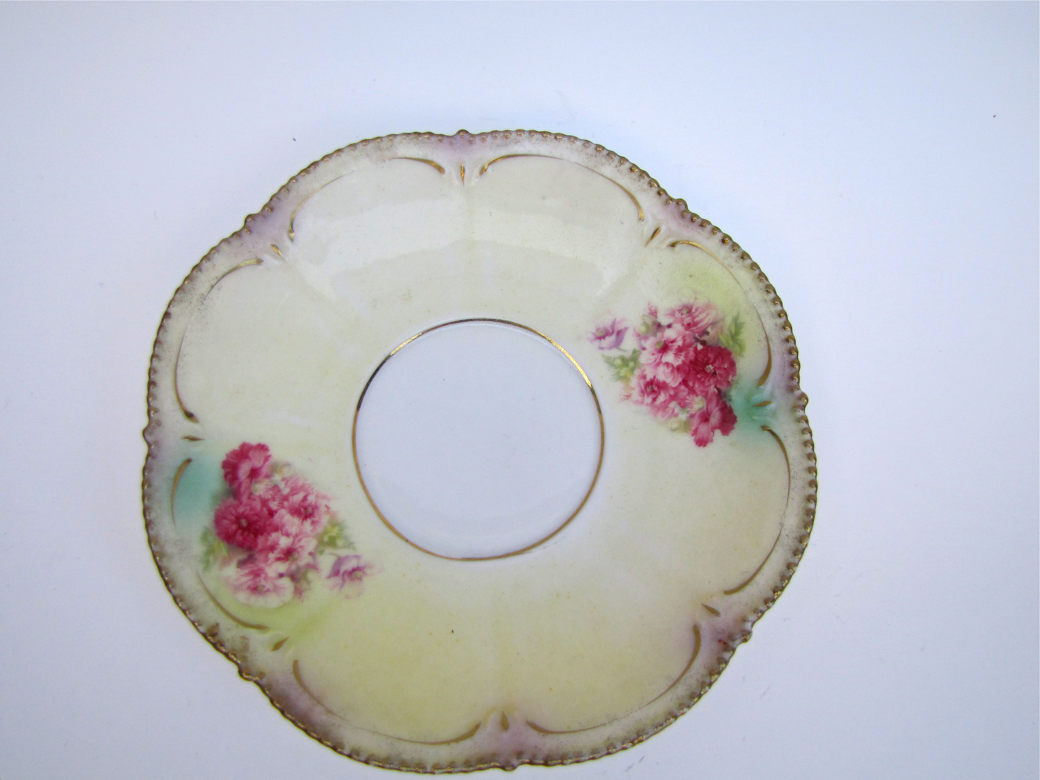 Cup And Saucer Lot With Shelf