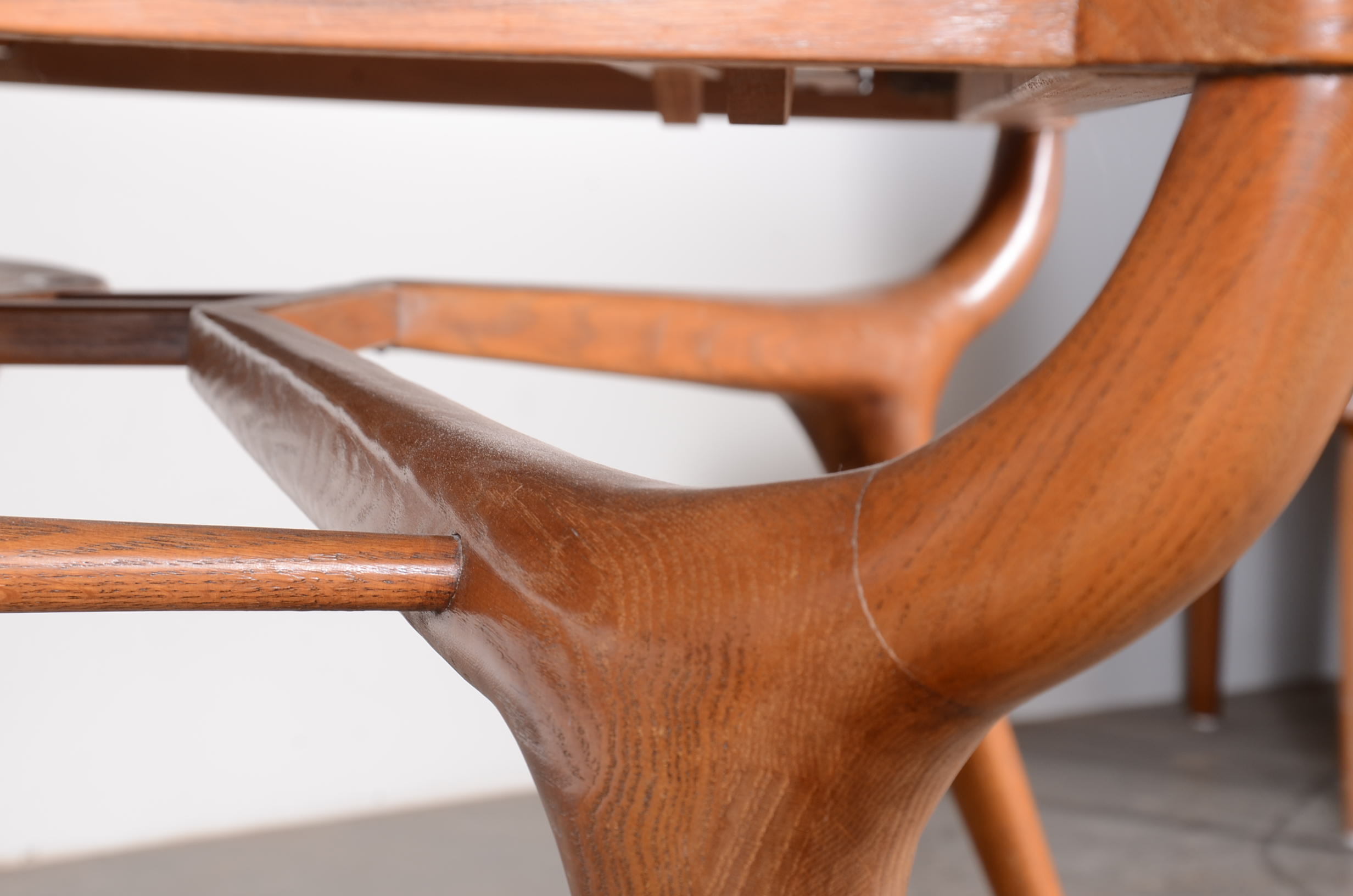 Mid-Century Harold Schwartz for Romweber Dining Table and Chairs