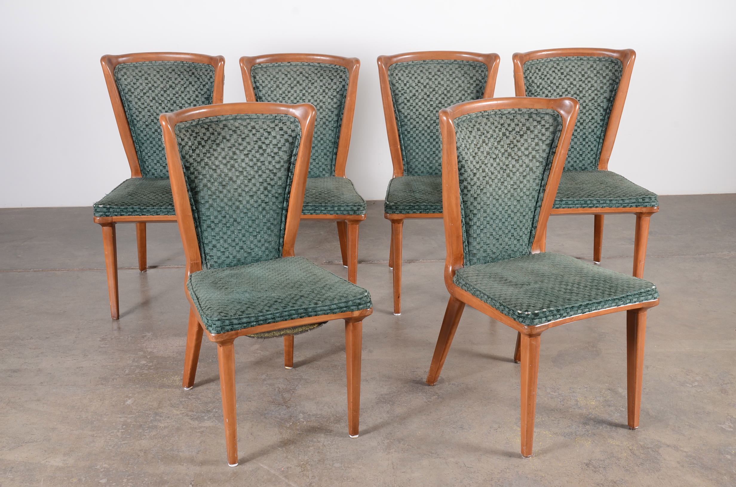 Mid-Century Harold Schwartz for Romweber Dining Table and Chairs