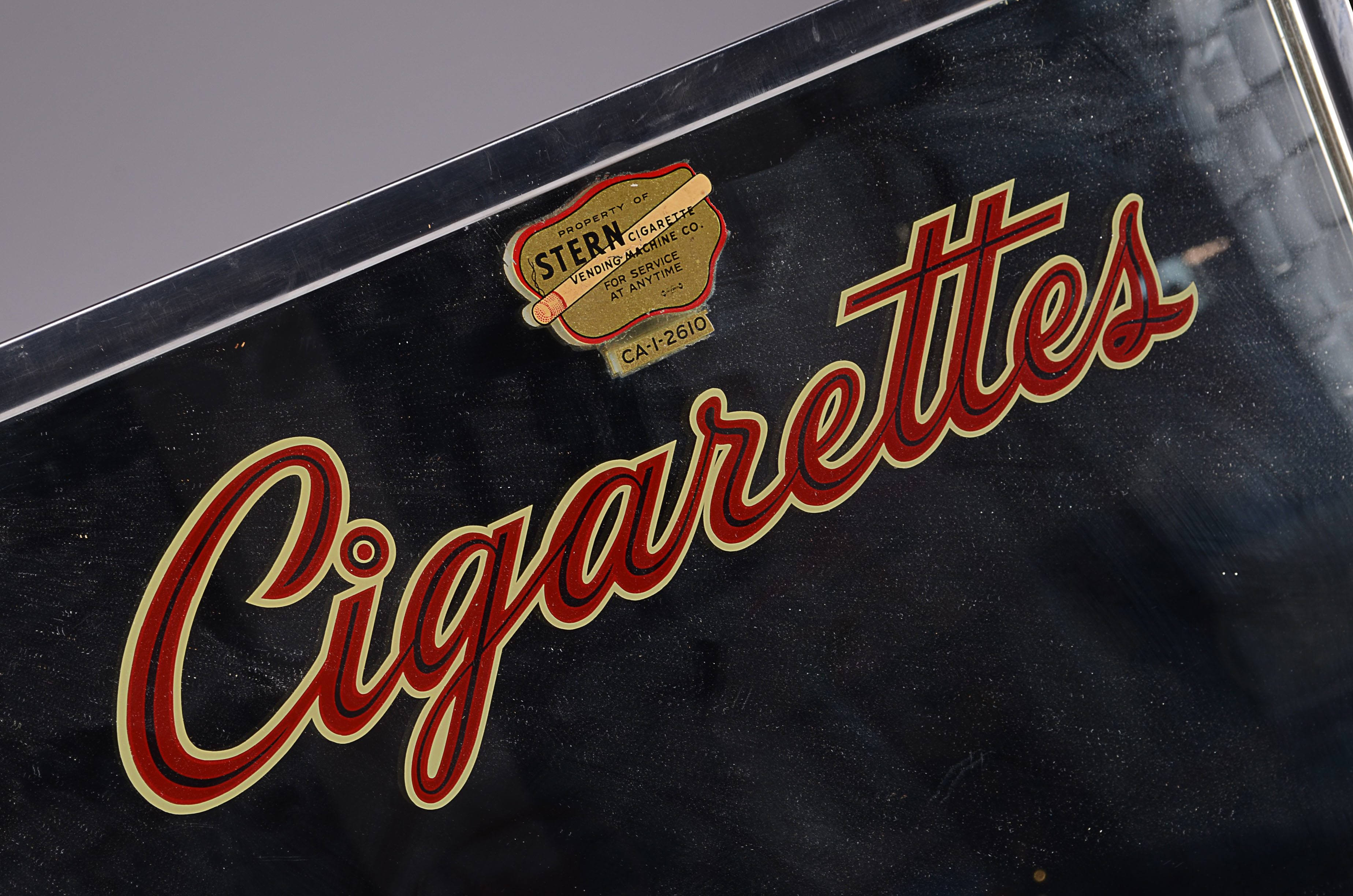 Vintage Cigarette Vending Machine Mirror